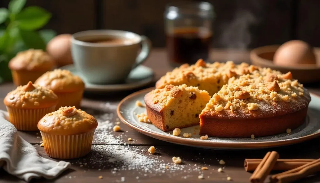 What is the Difference Between Muffins and Coffee Cake?