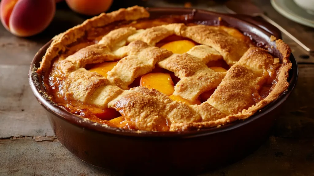 Easy Peach Cobbler with Cake Mix: Quick & Delicious