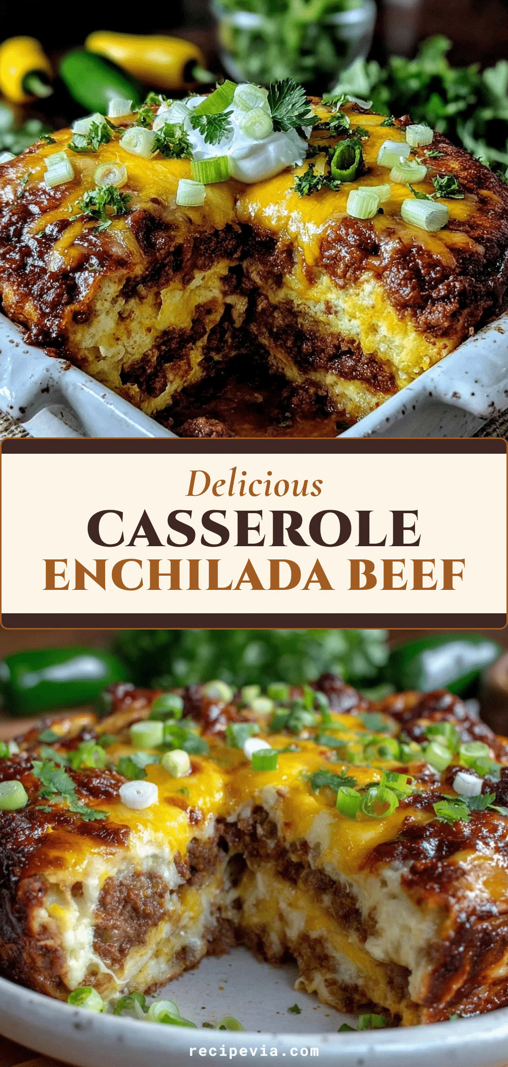 beef enchilada casserole recipe