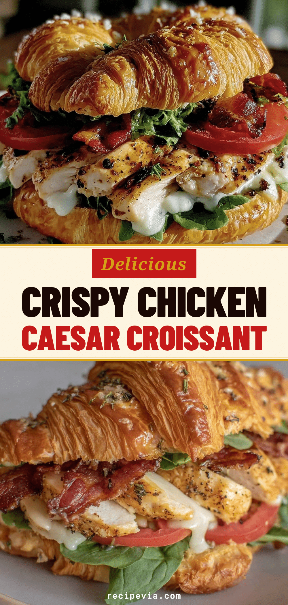 chicken caesar croissant sandwich recipe