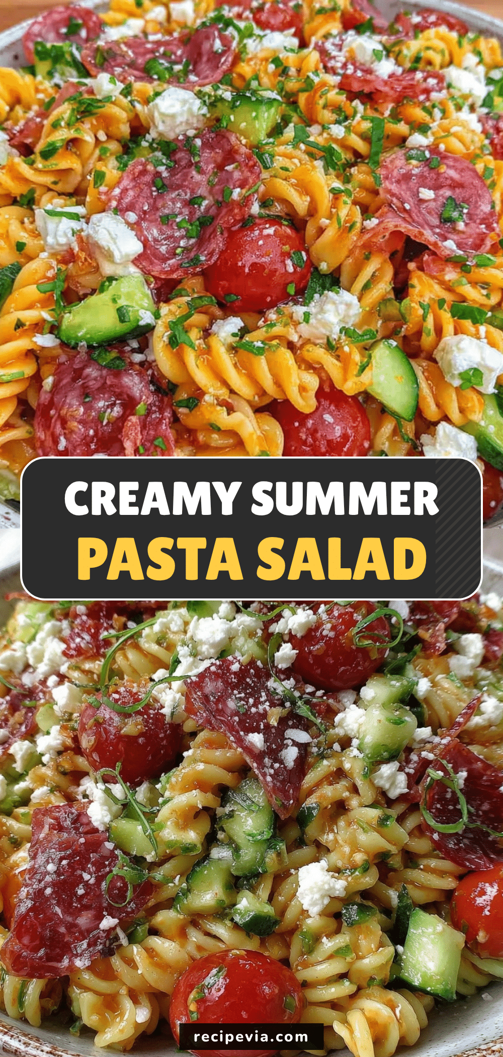 Classic Summer Pasta Salad recipe