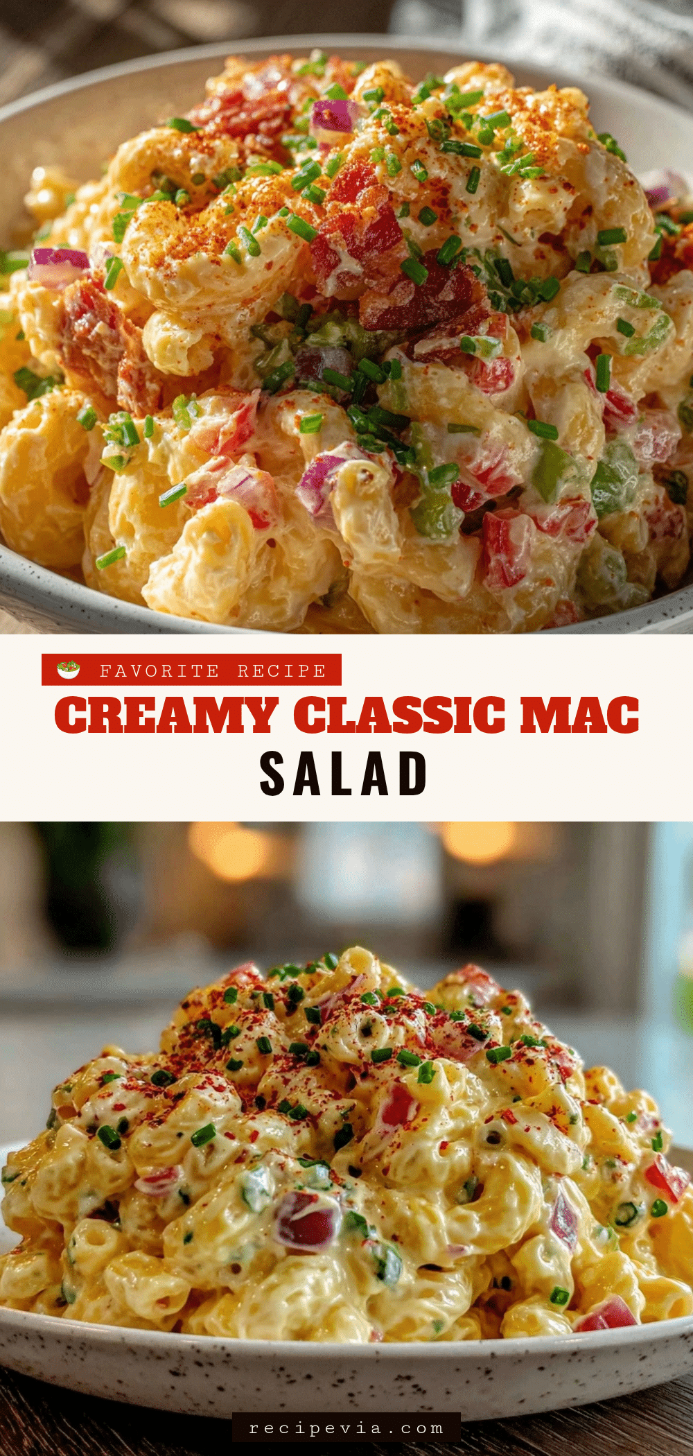 creamy mac salad recipe