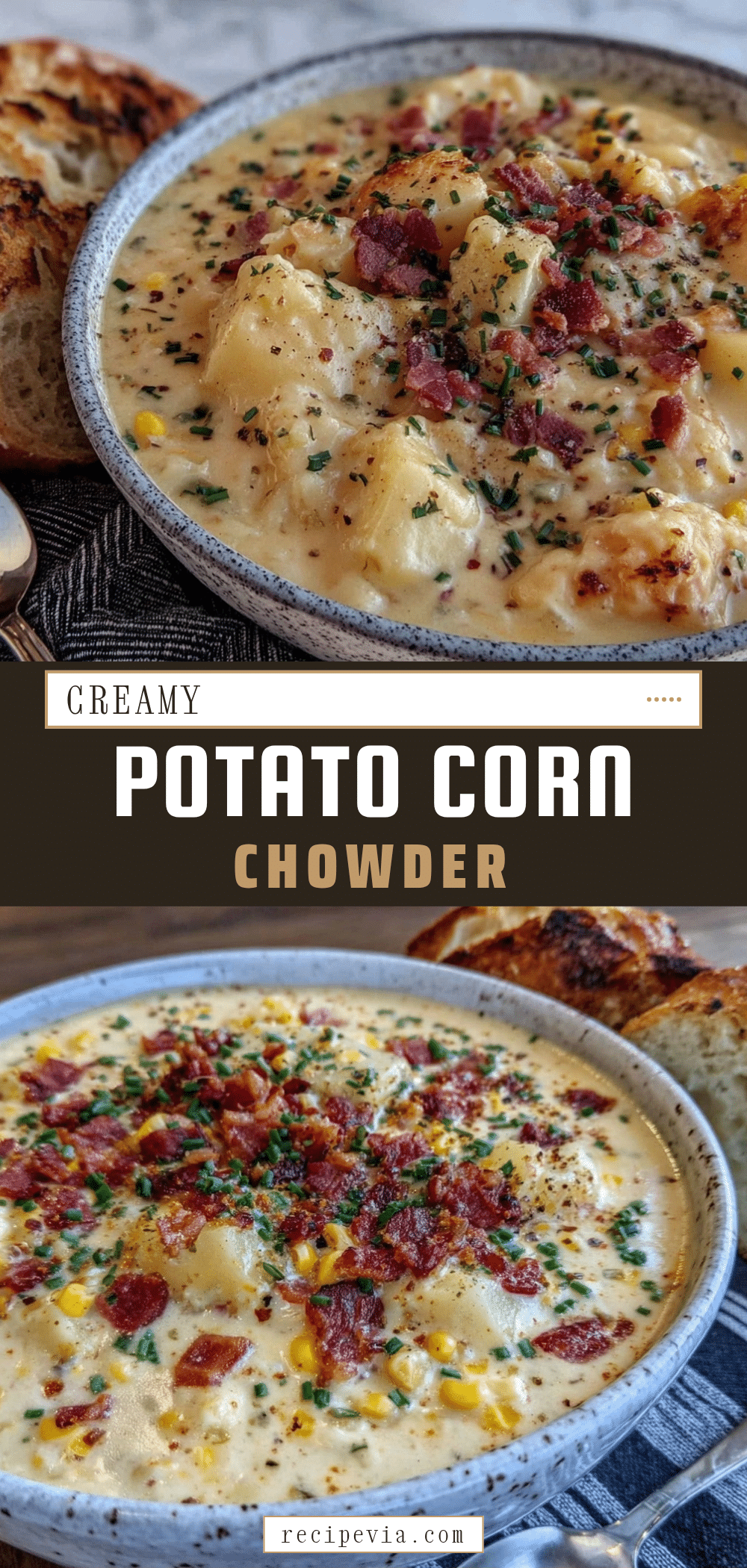 creamy potato corn chowder recipe