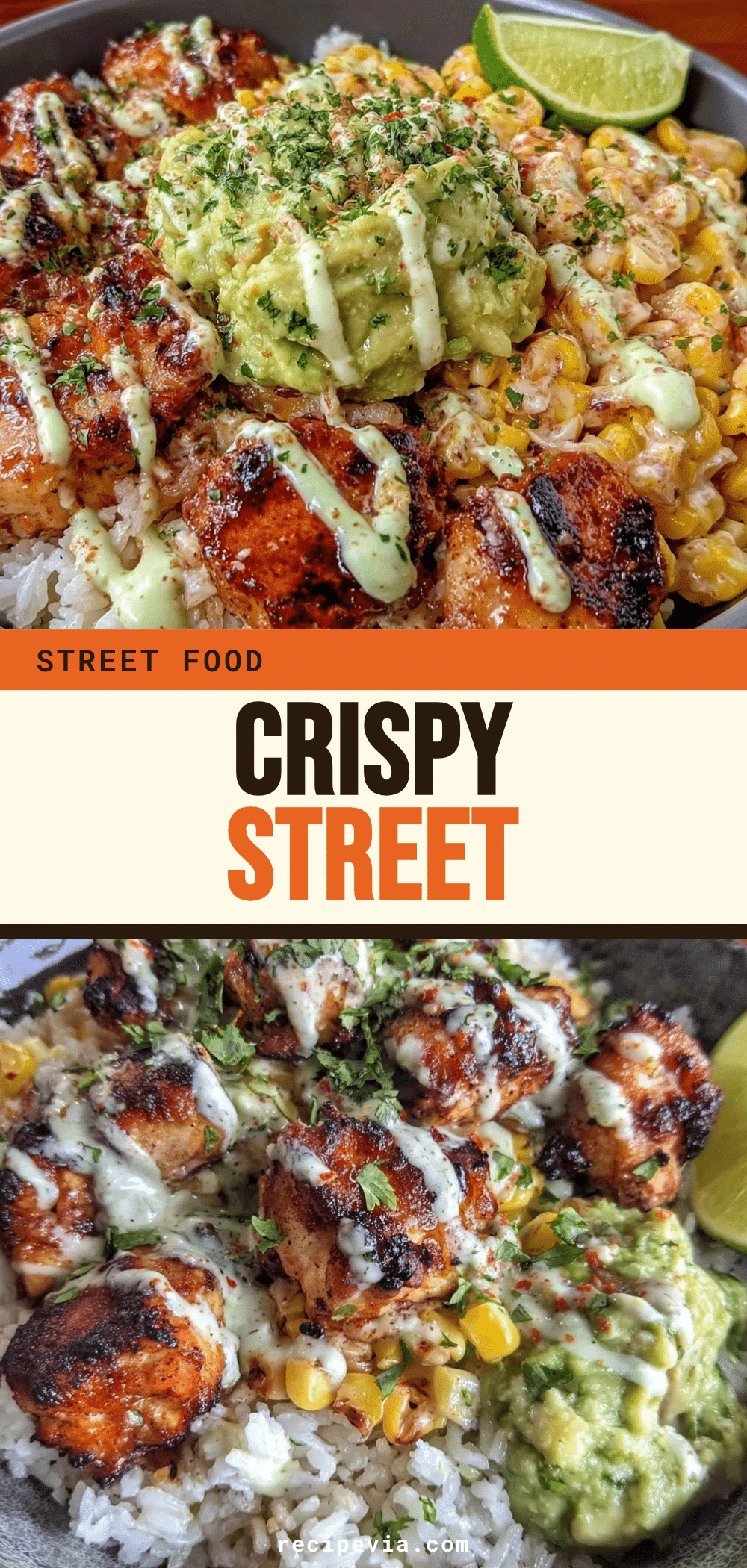 crispy chicken rice bowl recipe