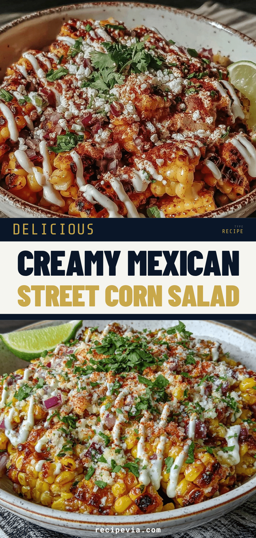 Mexican Street Corn Salad recipe