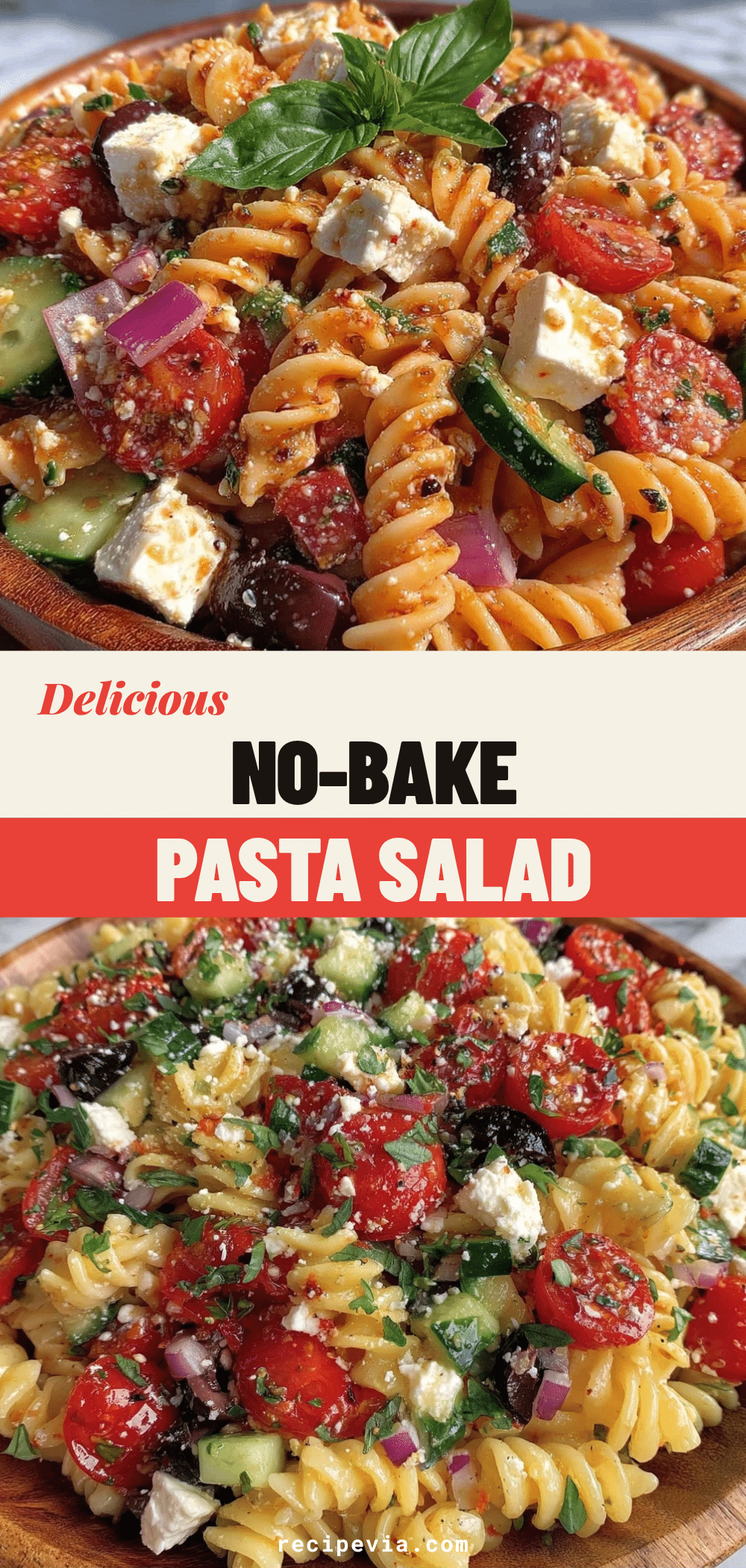 no-bake pasta salad recipe
