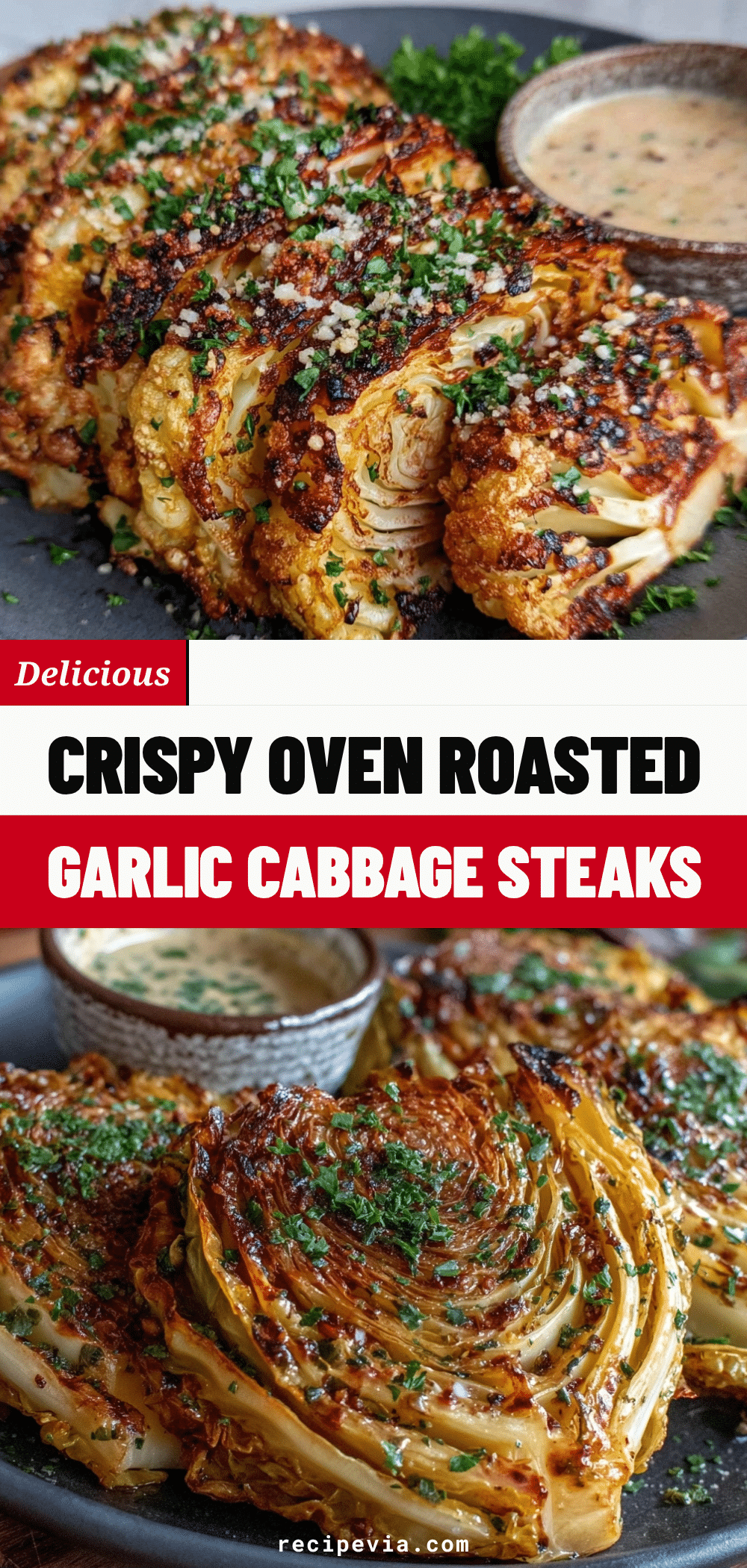 Roasted Cabbage Steaks recipe