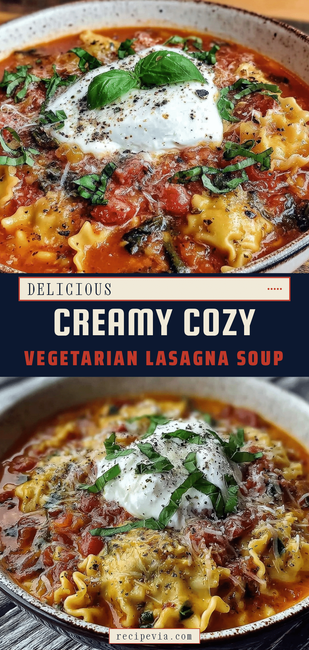 vegetarian lasagna soup recipe