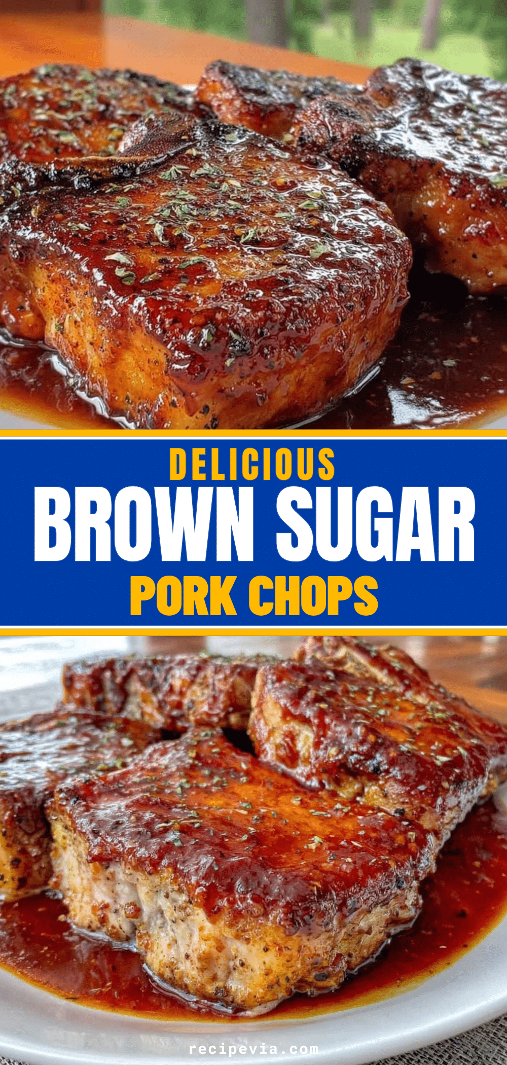 baked brown sugar pork chops recipe