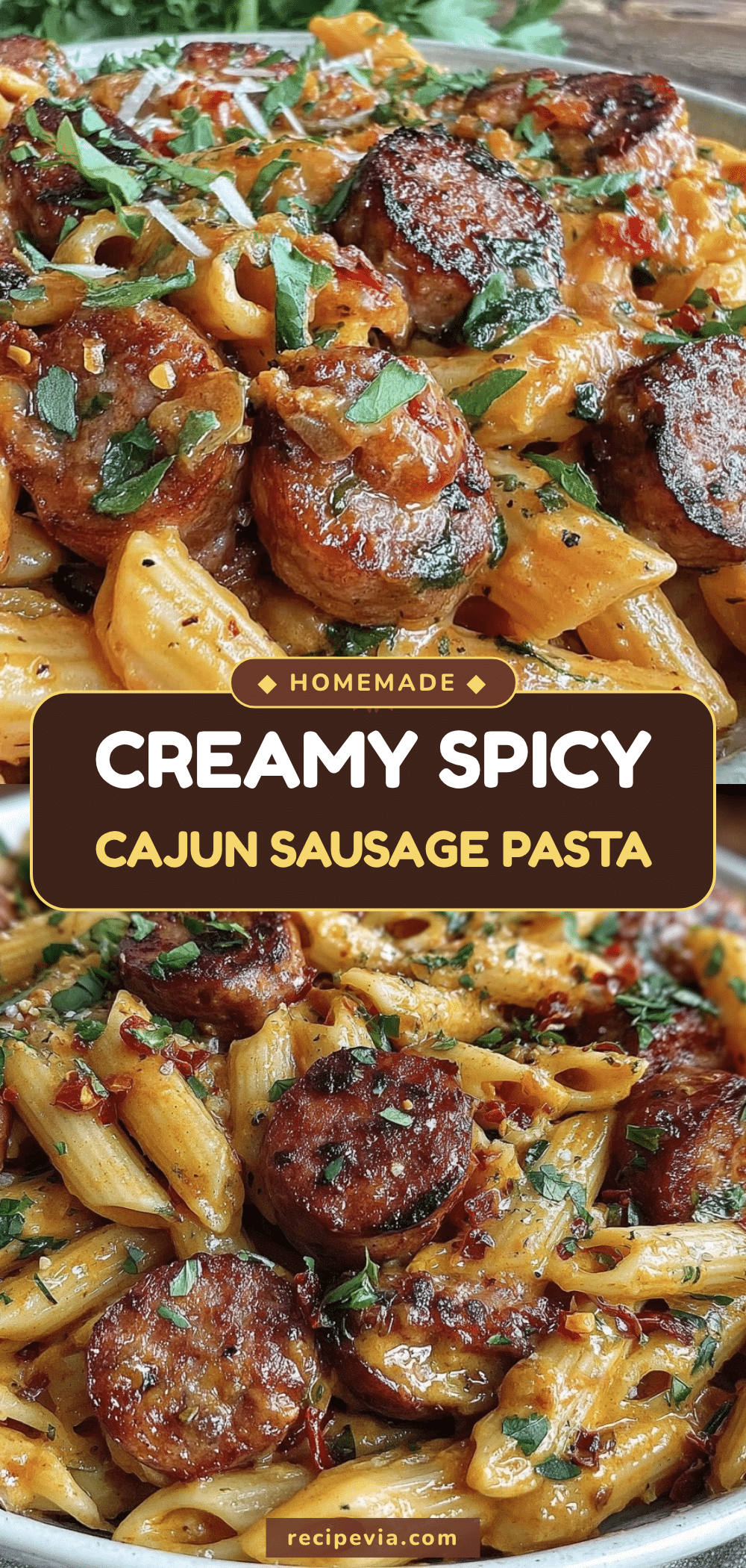 Cajun sausage pasta recipe