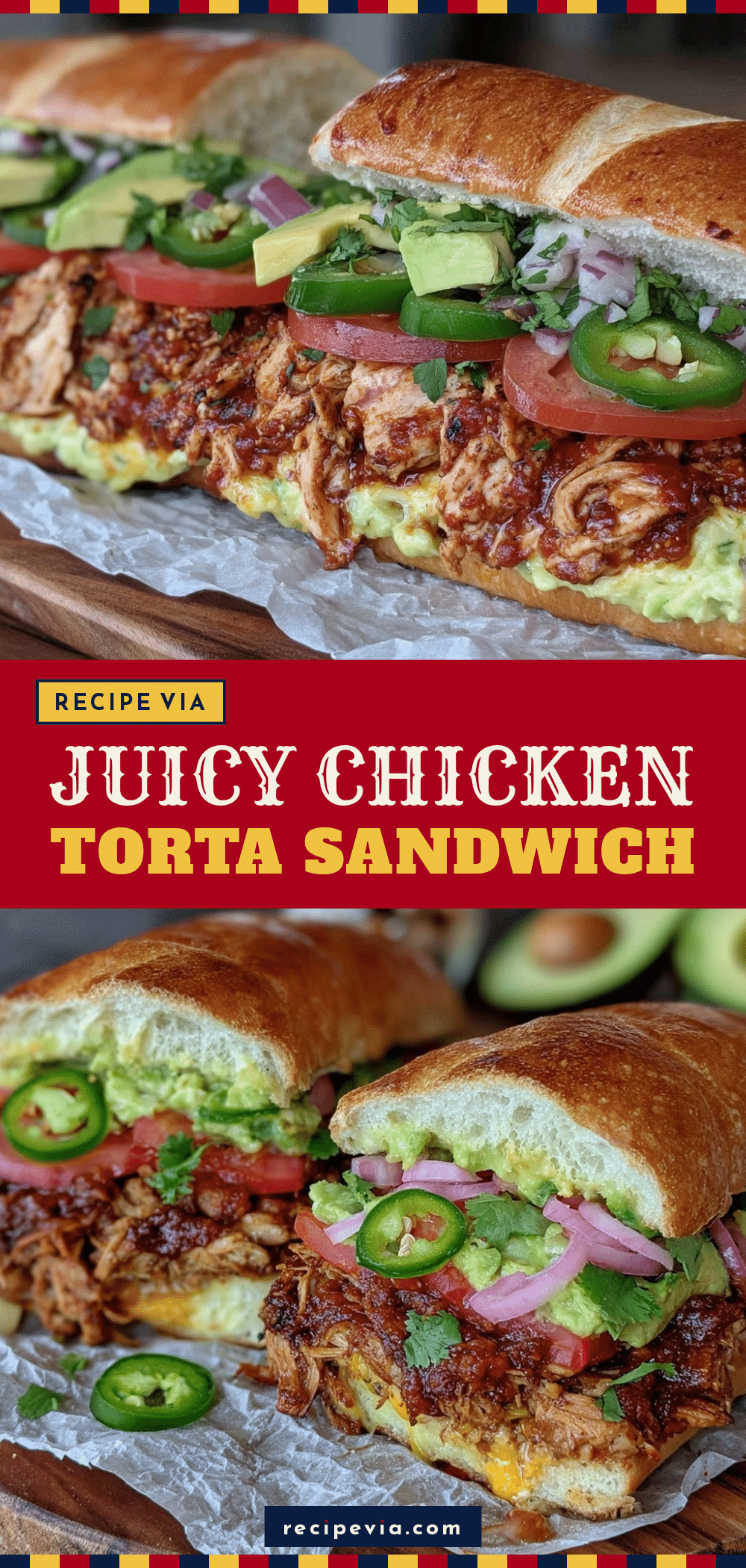 chicken torta sandwich recipe