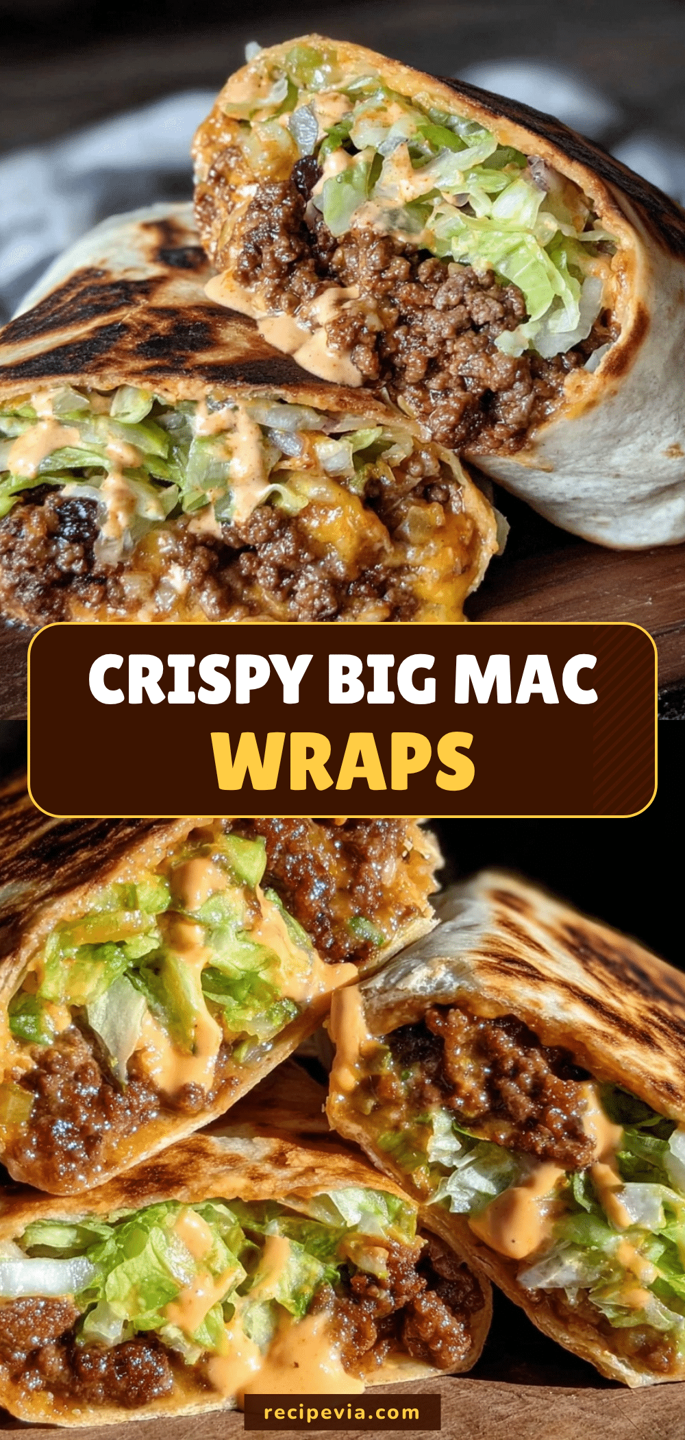 Copycat Big Mac Wraps recipe