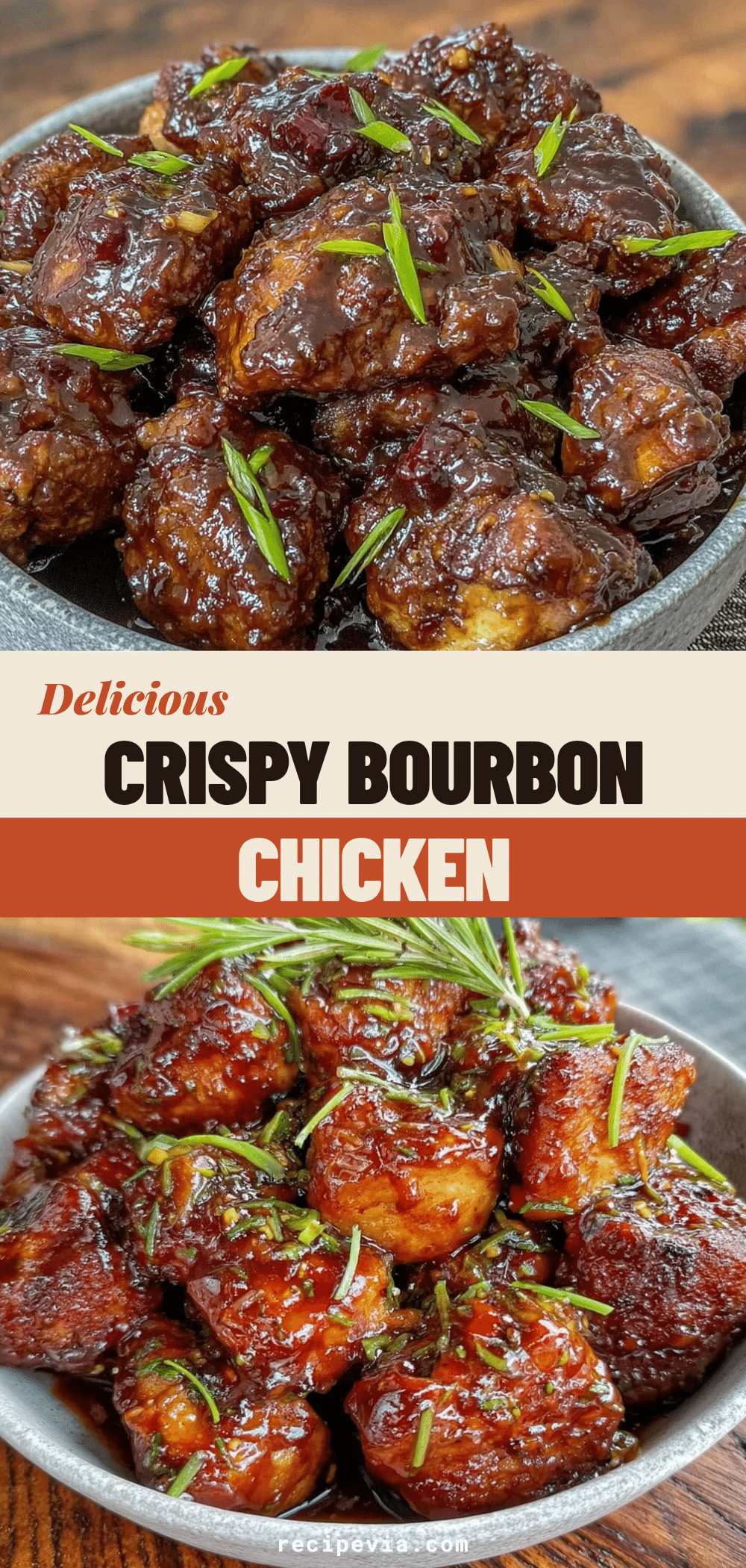 crispy bourbon chicken recipe