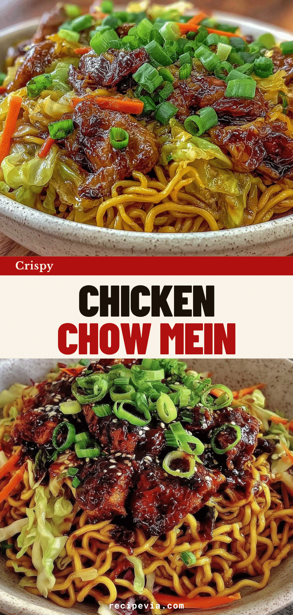 crispy chicken chow mein recipe
