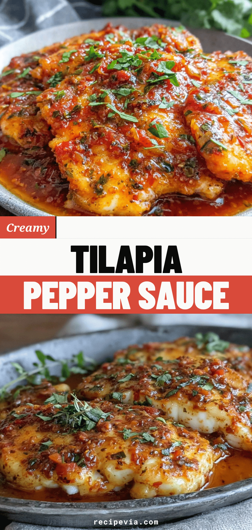 garlic butter tilapia in pepper sauce recipe