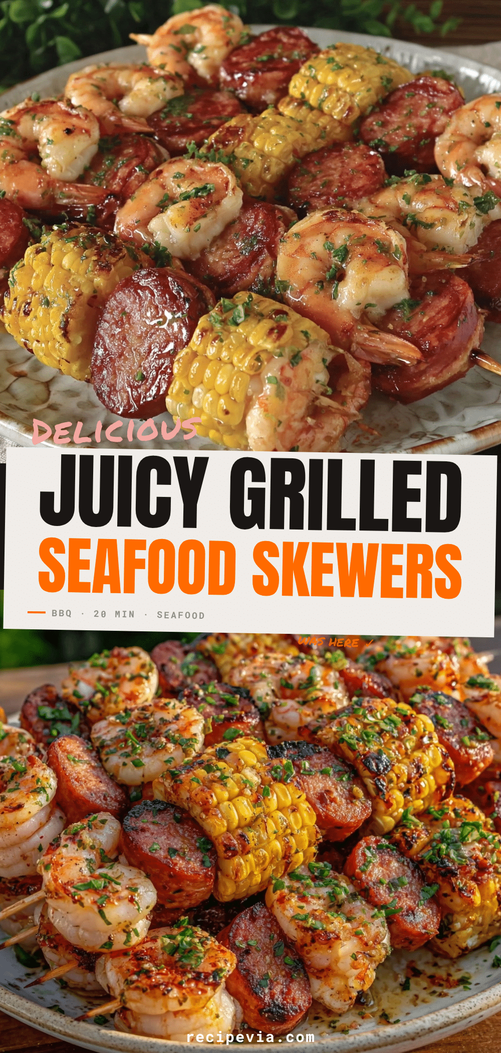 Grilled Seafood Skewers recipe