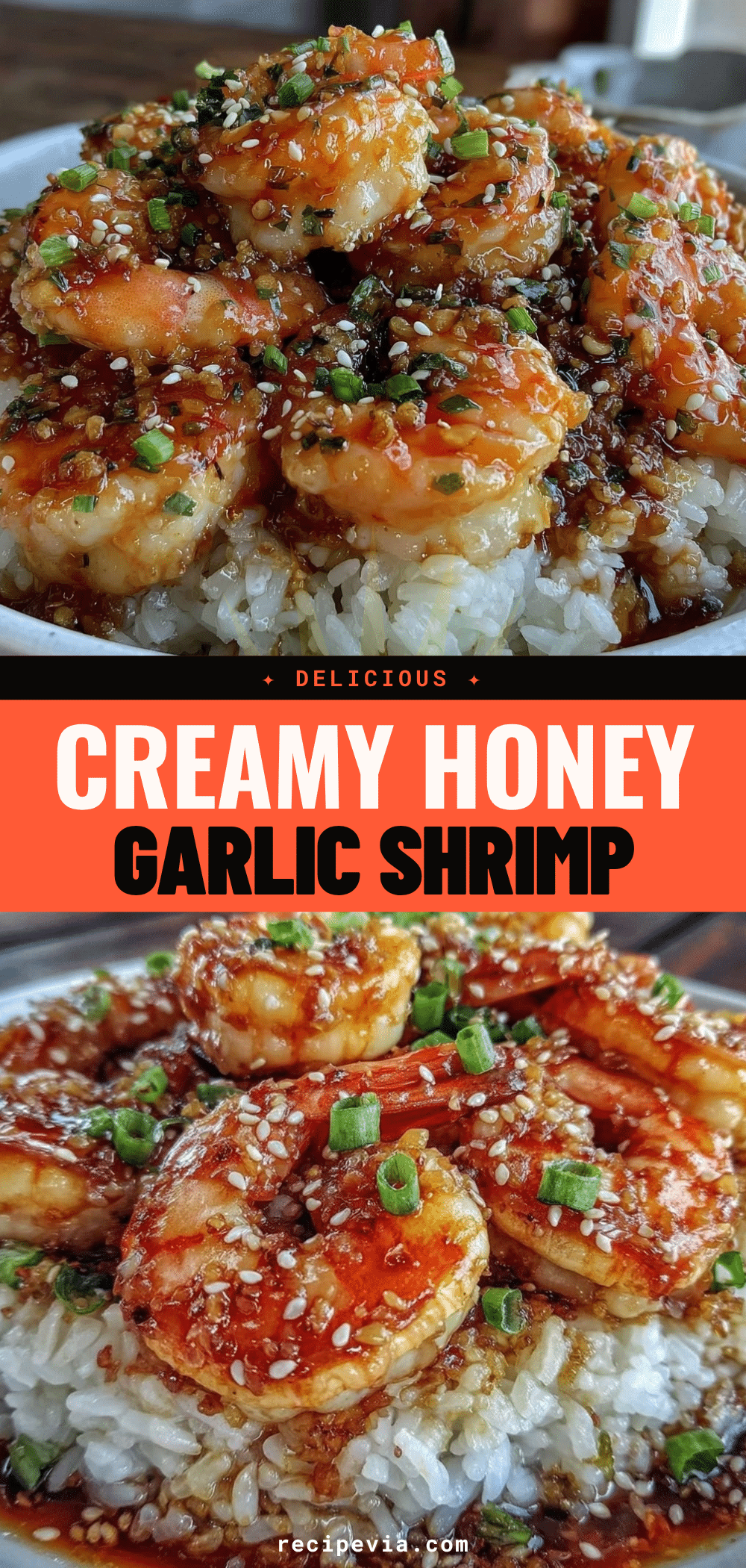 Honey Garlic Shrimp Bowls recipe