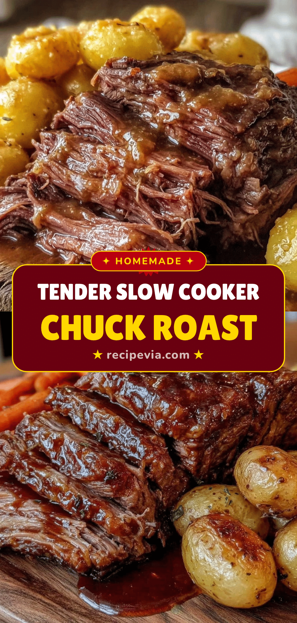 slow cooker chuck roast recipe
