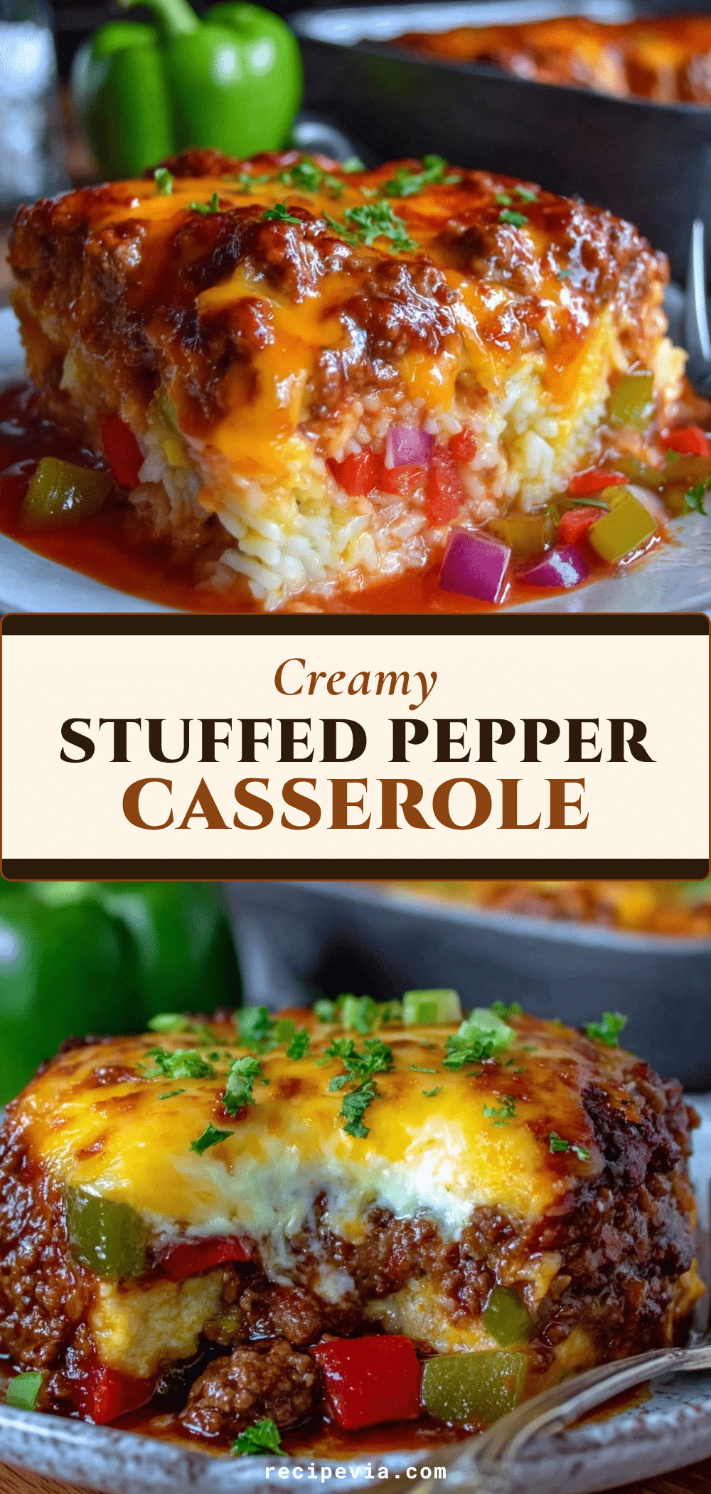 Stuffed Pepper Casserole recipe
