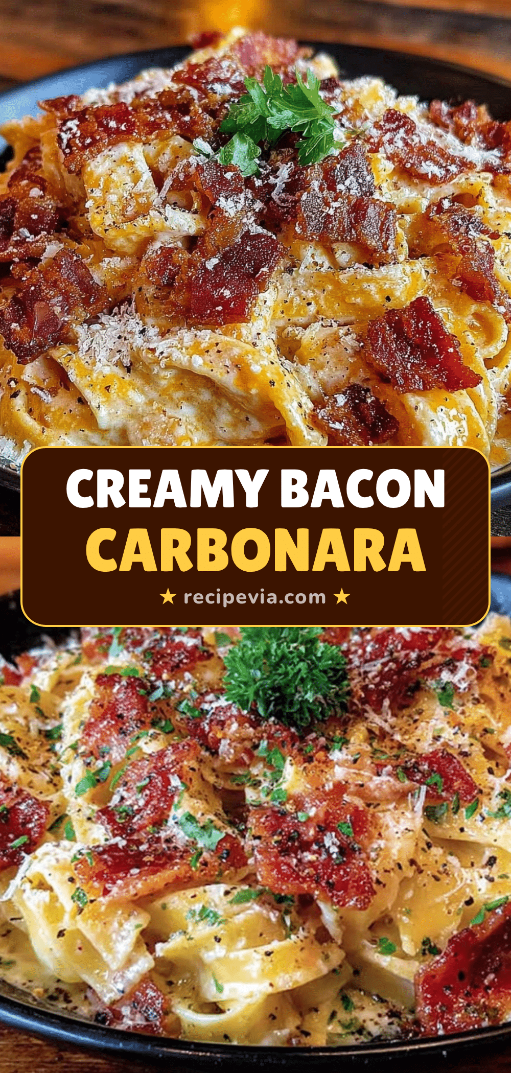 bacon carbonara pasta recipe