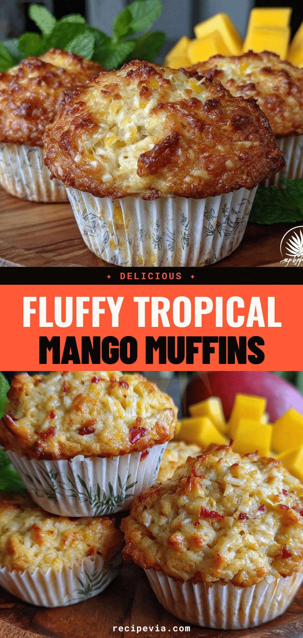 budget friendly fluffy tropical mango muffins recipe