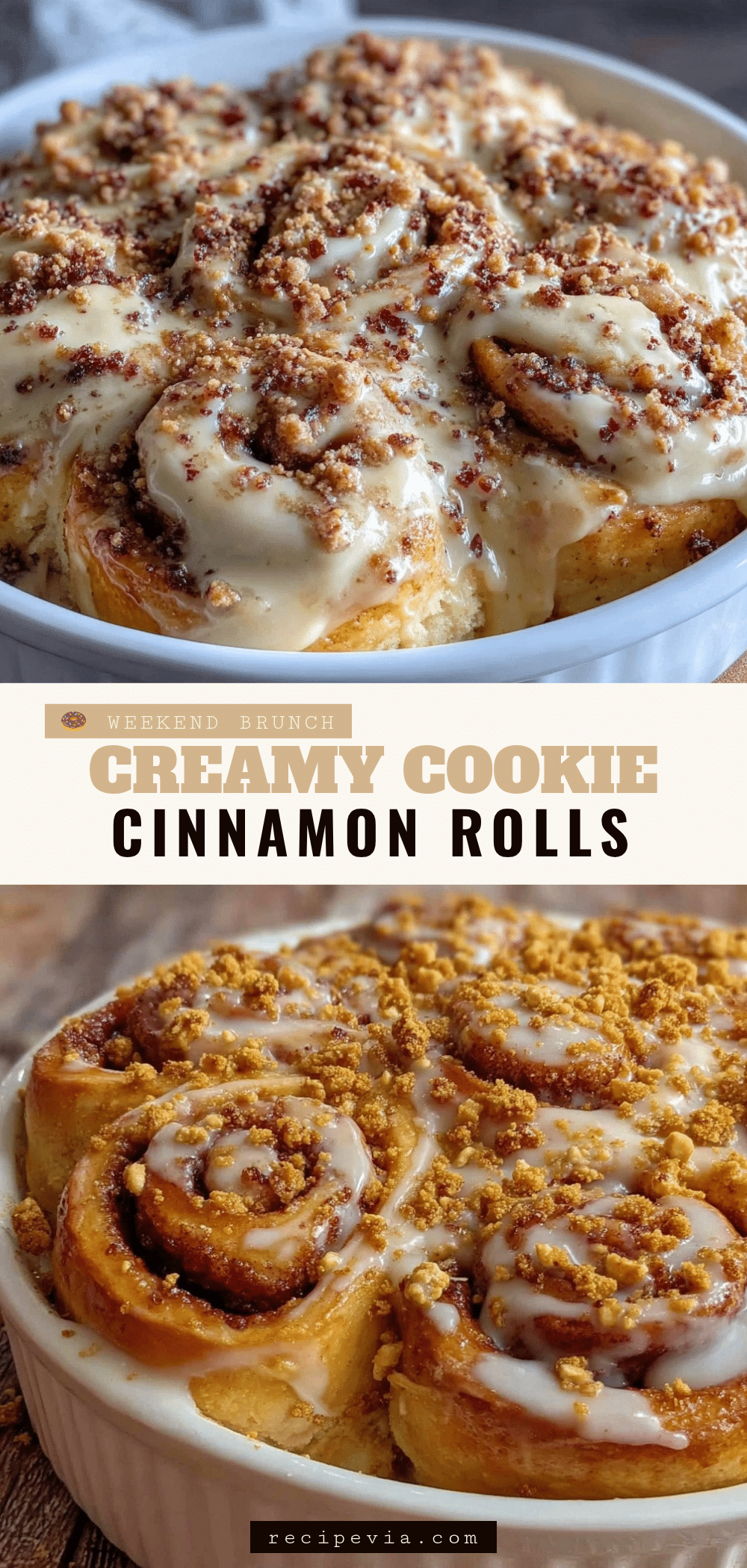 cookie butter cinnamon rolls recipe
