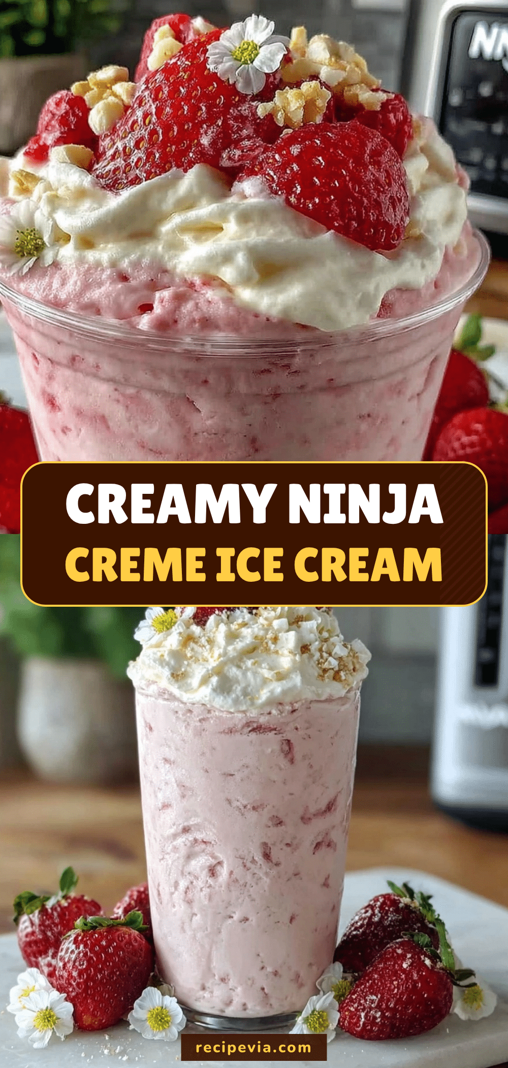 creamy strawberry protein ice cream recipe