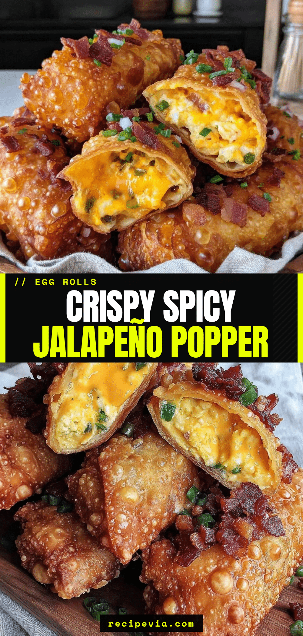 crispy jalapeno popper egg rolls recipe