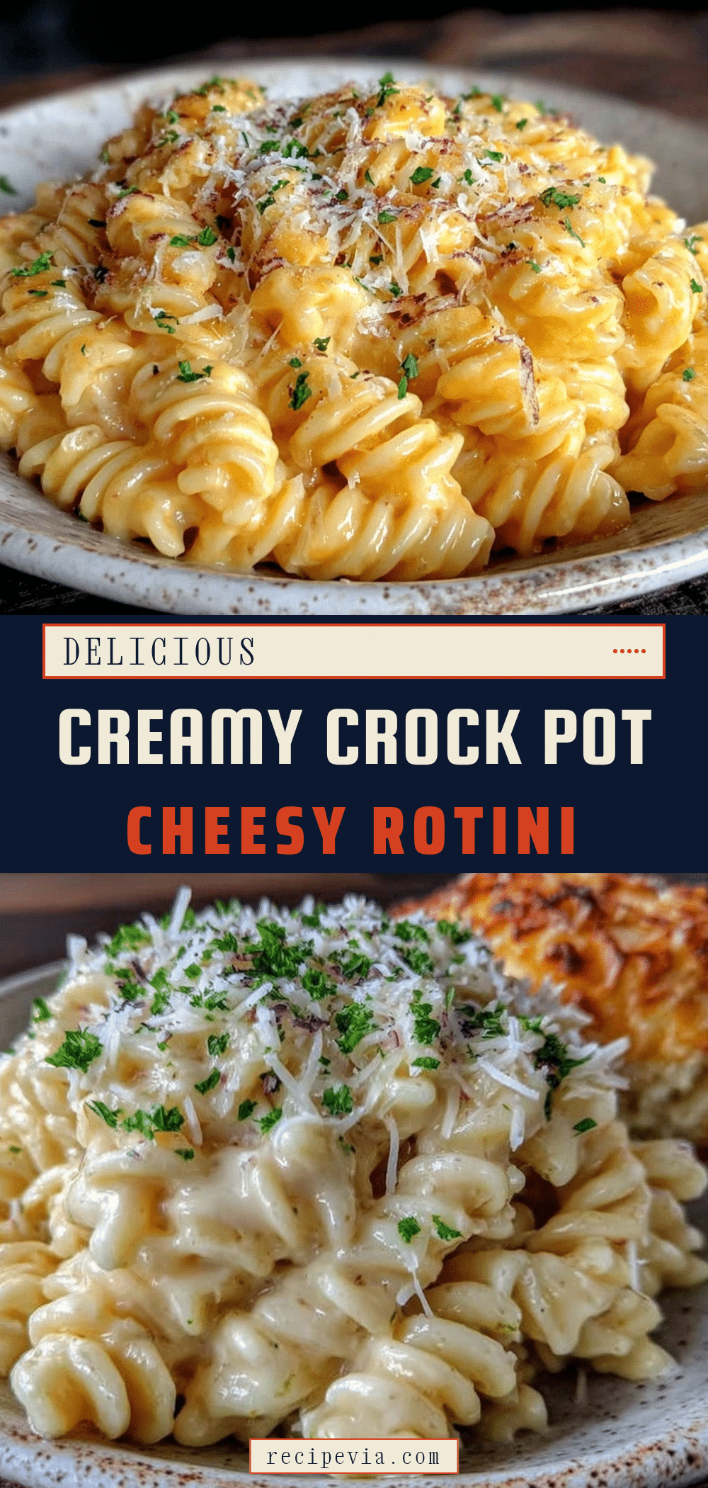 crockpot cheesy rotini recipe