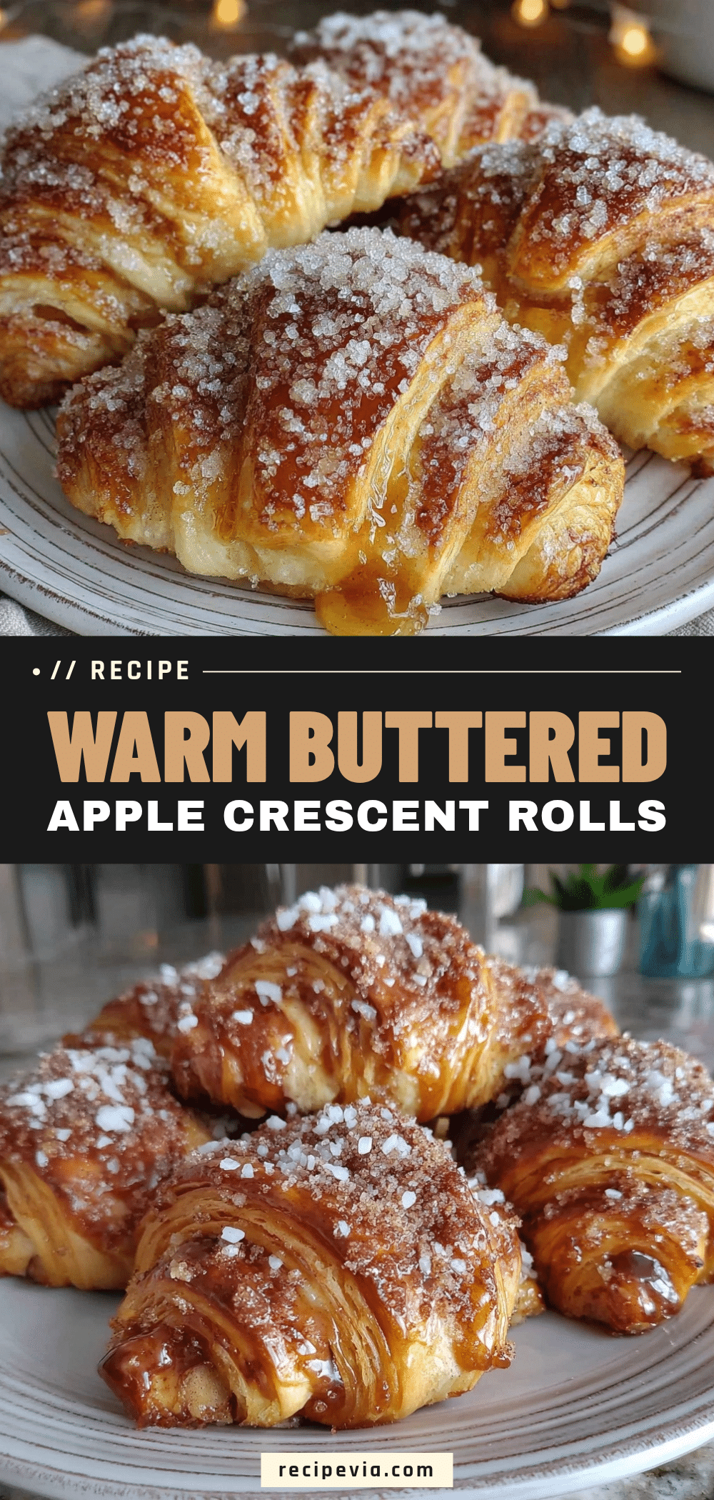 homemade apple crescent rolls recipe