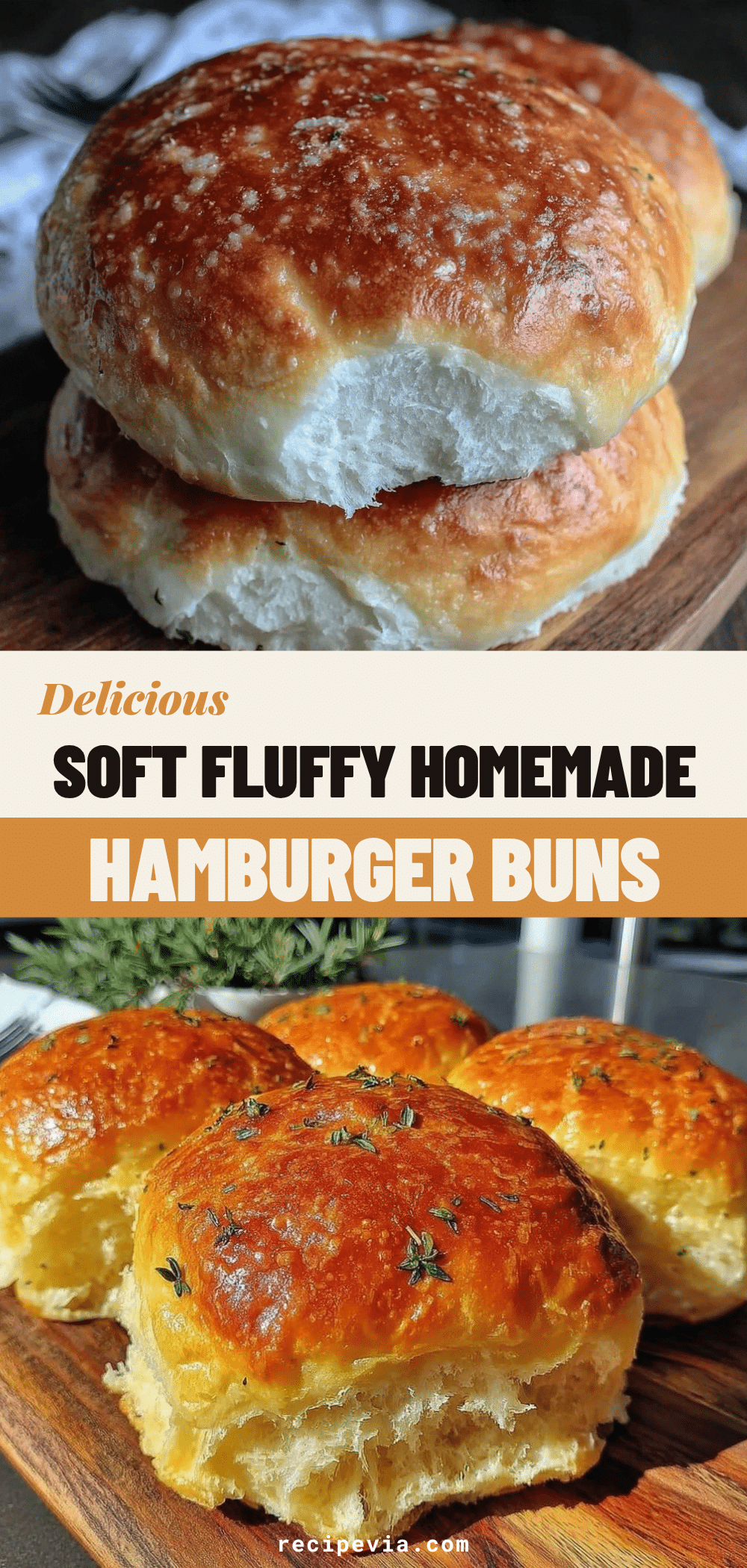 homemade hamburger buns recipe