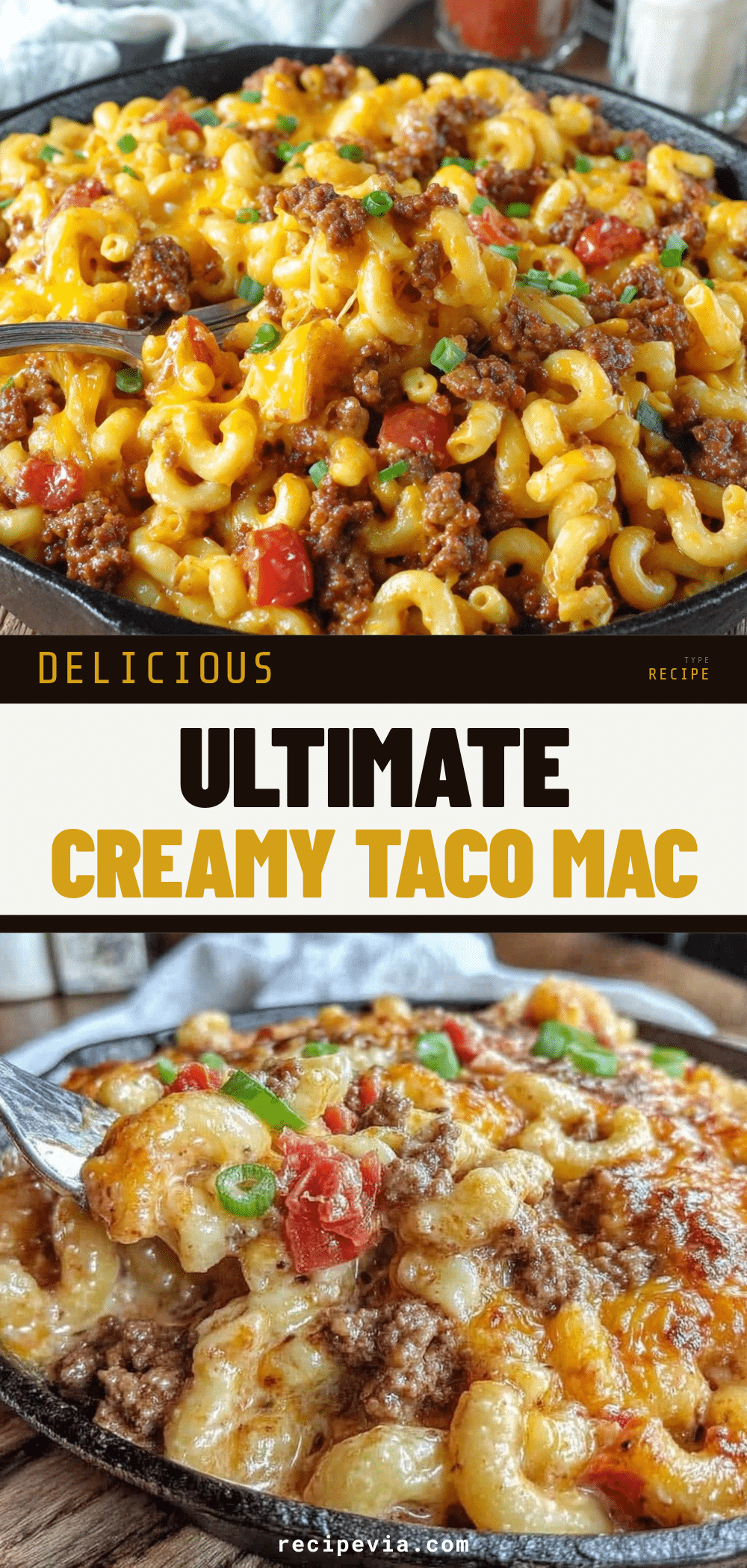 One-Skillet Taco Mac recipe