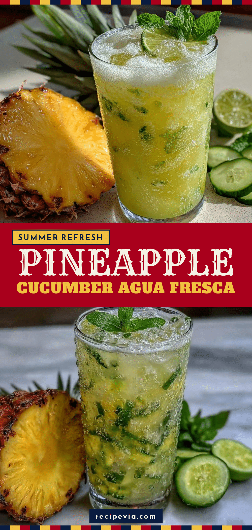 pineapple cucumber agua fresca recipe
