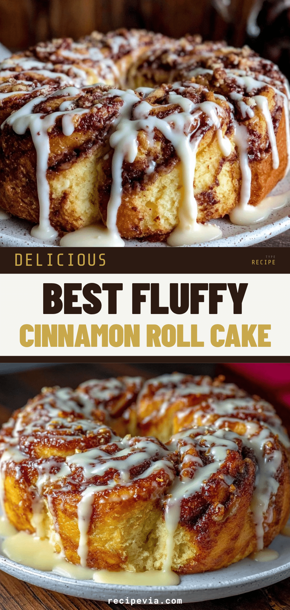soft cinnamon roll cake recipe