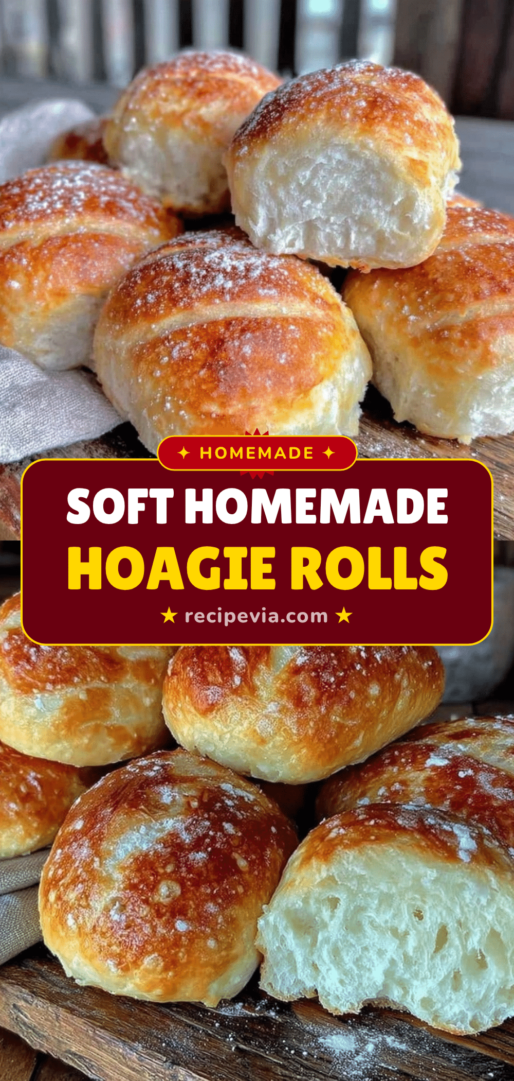soft homemade hoagie rolls recipe