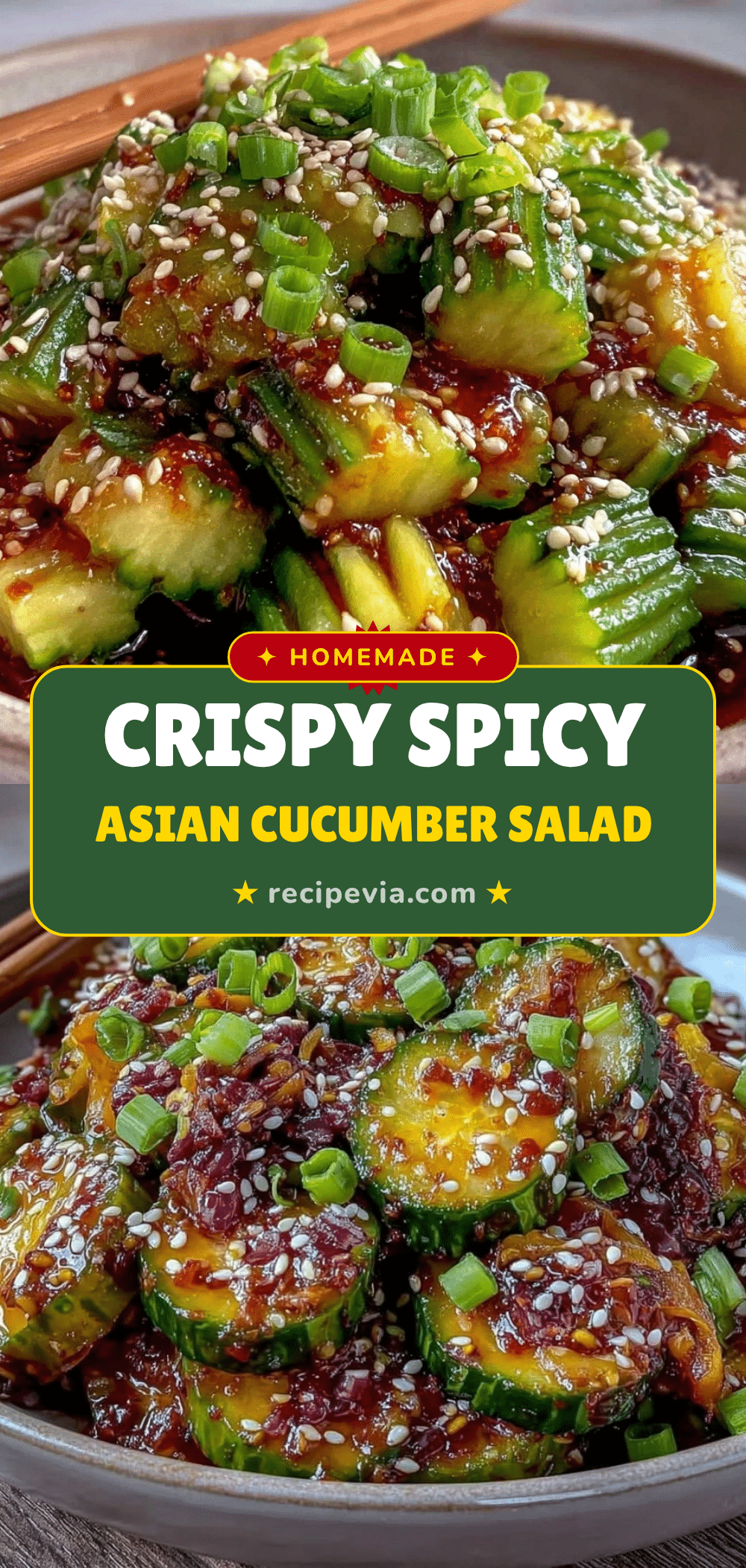 spicy asian cucumber salad recipe