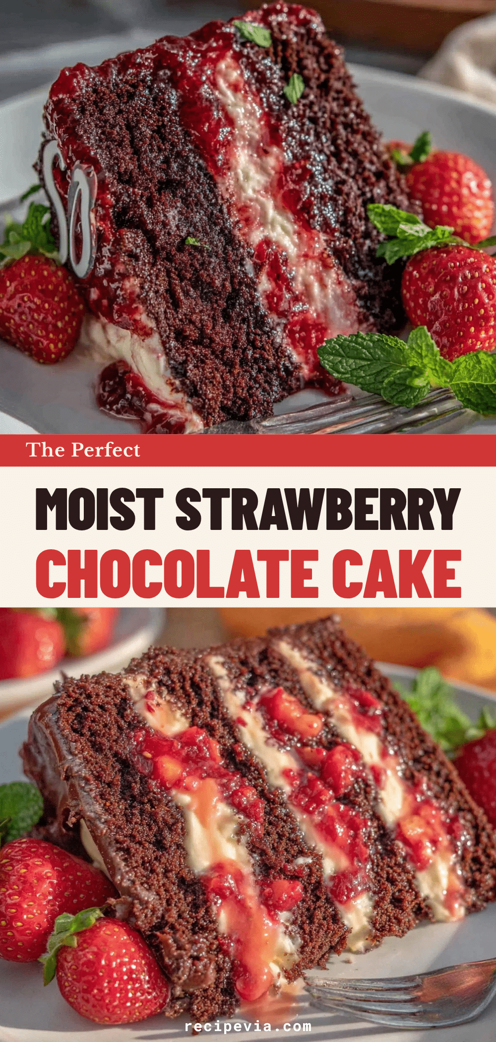 strawberry chocolate cake recipe