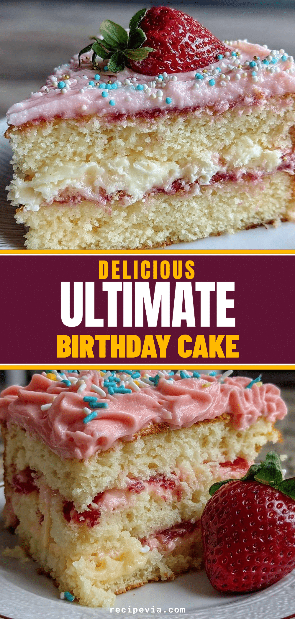 Ultimate Moist Birthday Cake recipe
